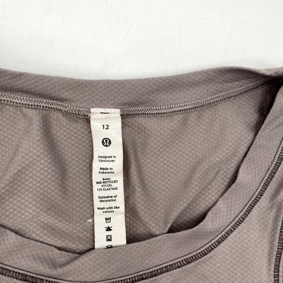 Lululemon purple gray tank top - Picture 3 of 4